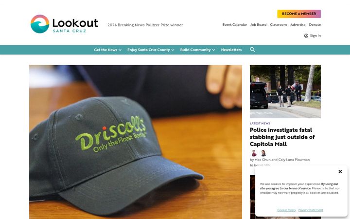 Screenshot ta' lookout.co