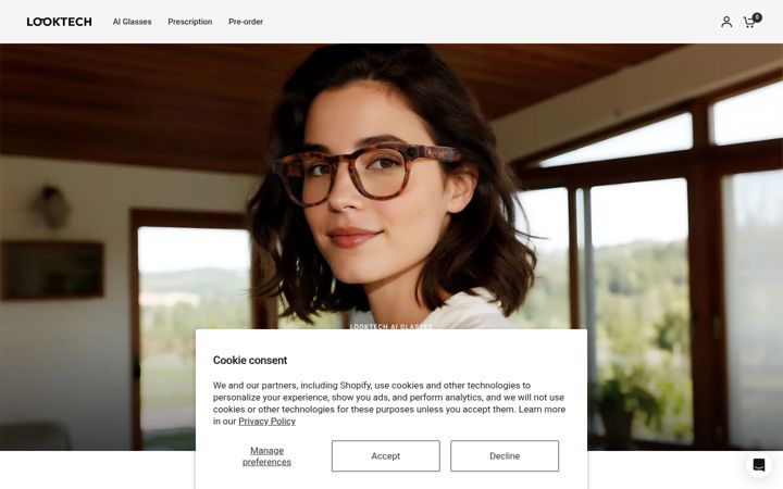 Screenshot of looktech.ai