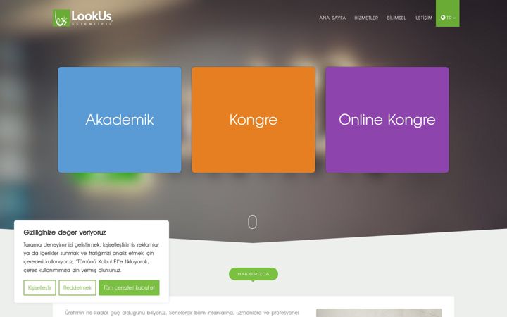 Screenshot of lookus.net