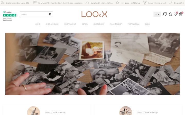 Screenshot ta' lookx.com