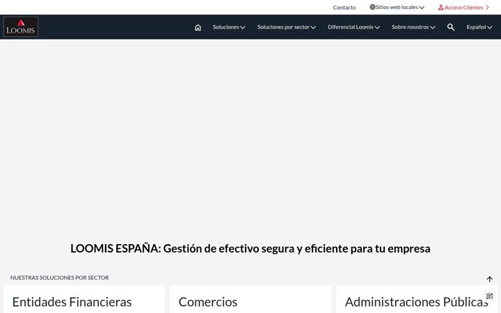 Screenshot of loomis.es