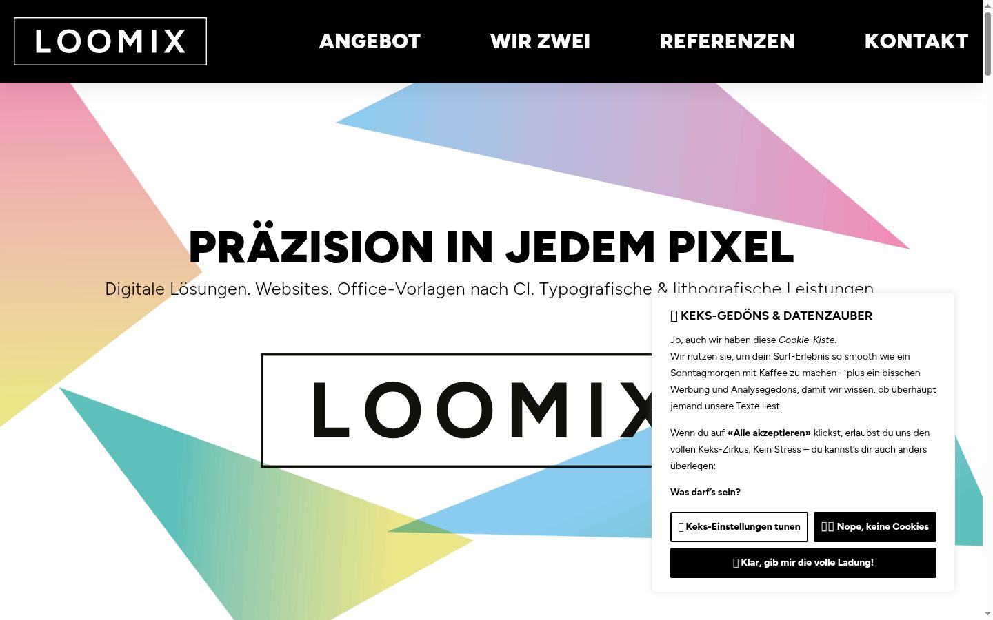 Screenshot tal-banner tal-kunsens muri qabel kwalunkwe interazzjoni