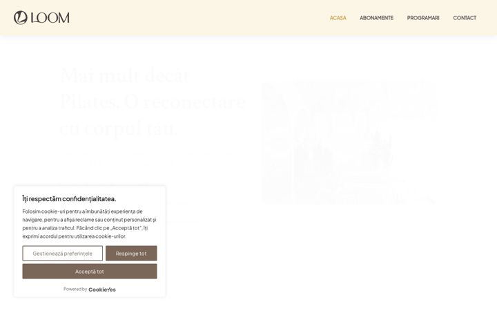 Screenshot of loompilates.com