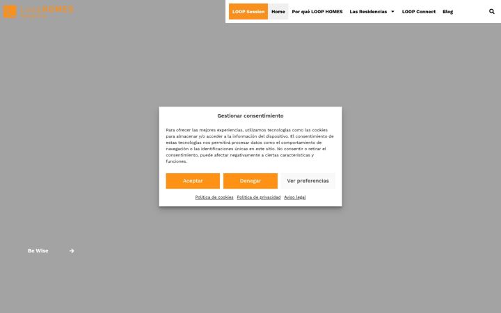 Screenshot of loop-homes.com