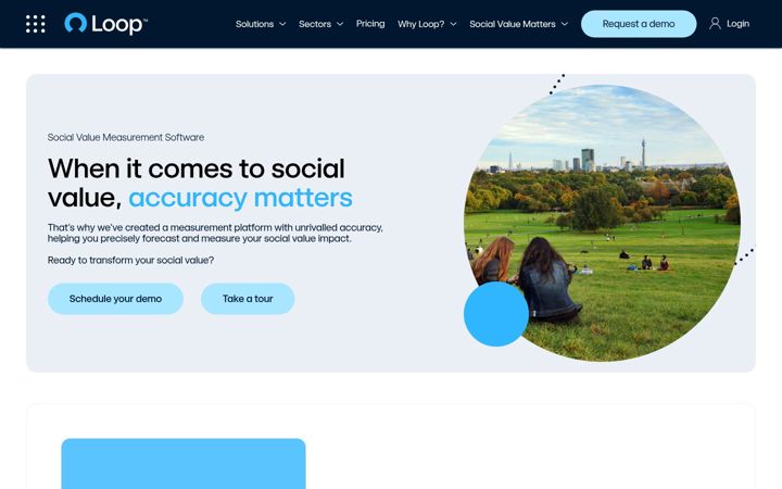 Screenshot of loop.org.uk