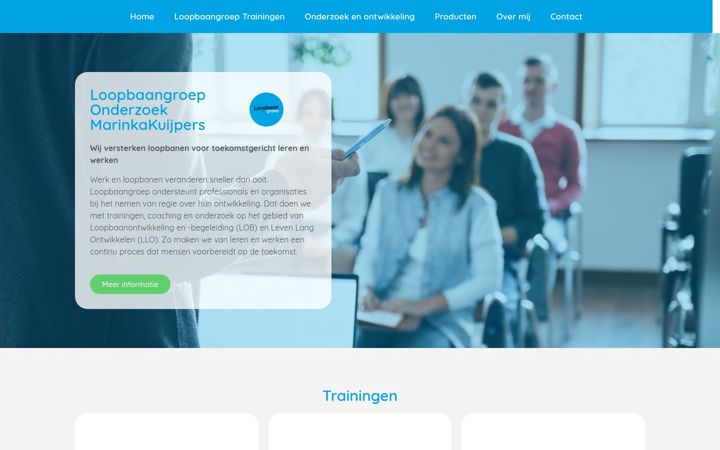 Screenshot of loopbaangroep.nl