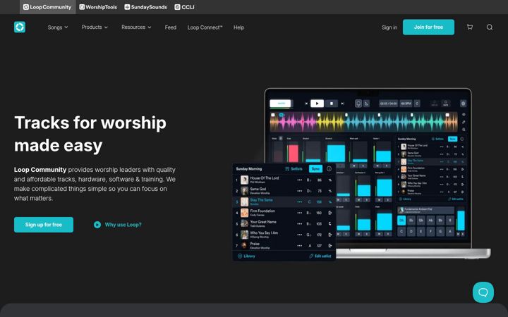 Screenshot of loopcommunity.com