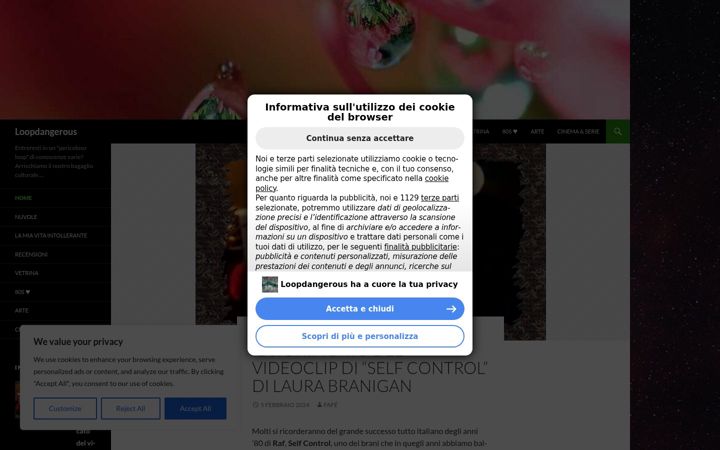 Screenshot of loopdangerous.altervista.org