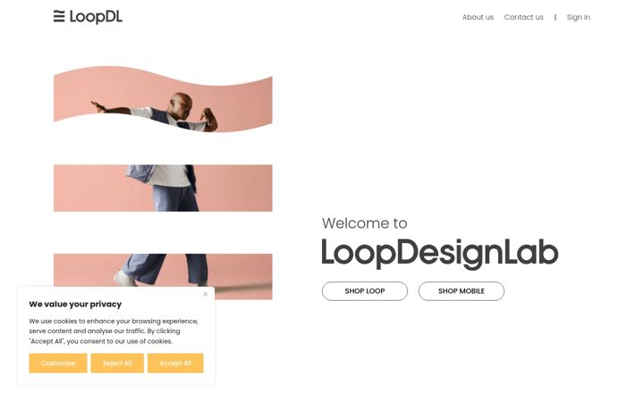 Screenshot of loopdl.co.uk