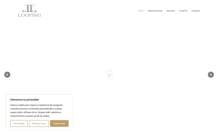 Screenshot of loopingpeluqueria.com