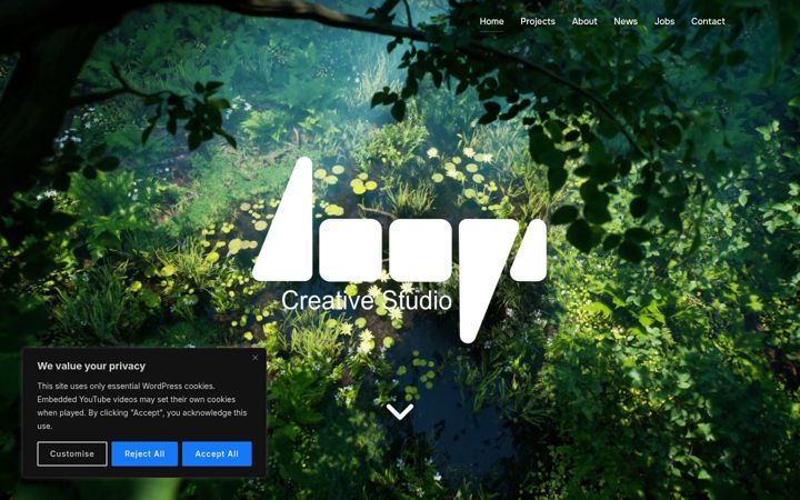 Screenshot of loopscreativestudio.com