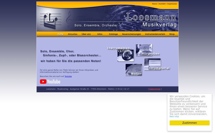 Screenshot of loosmann-musikverlag.de
