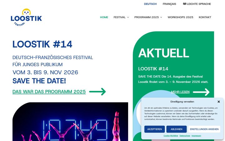 Screenshot of loostik.eu