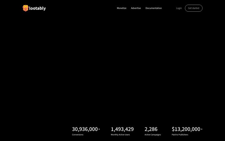 Screenshot of lootably.com