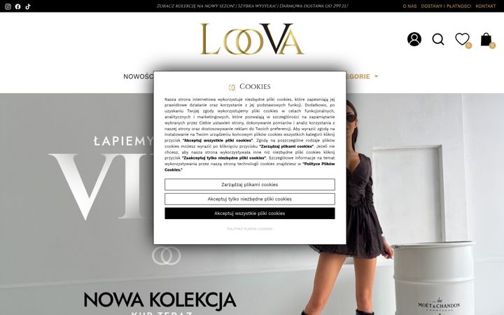Screenshot of loova.pl