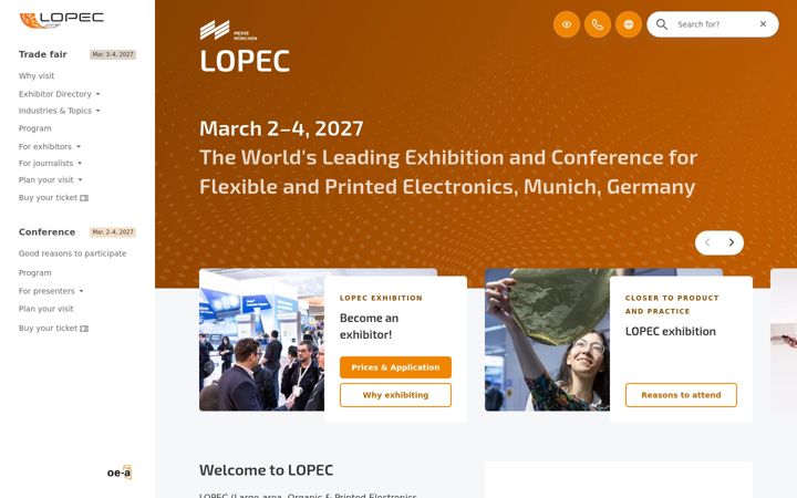 Screenshot of lopec.com