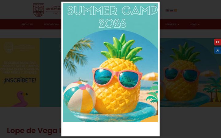 Screenshot of lopedevega.es