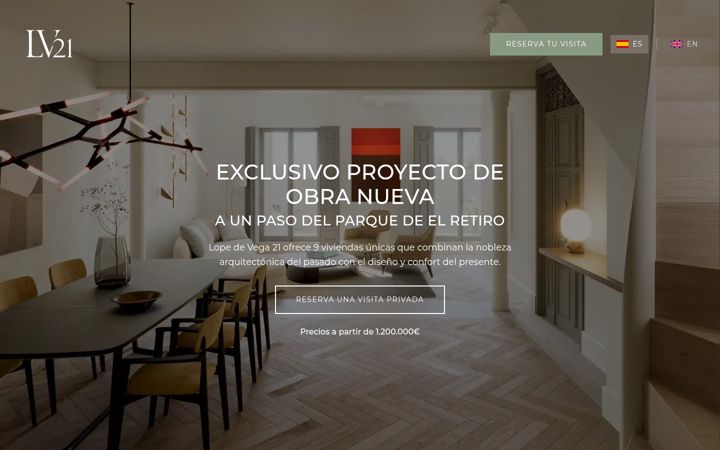 Screenshot of lopedevega21.com
