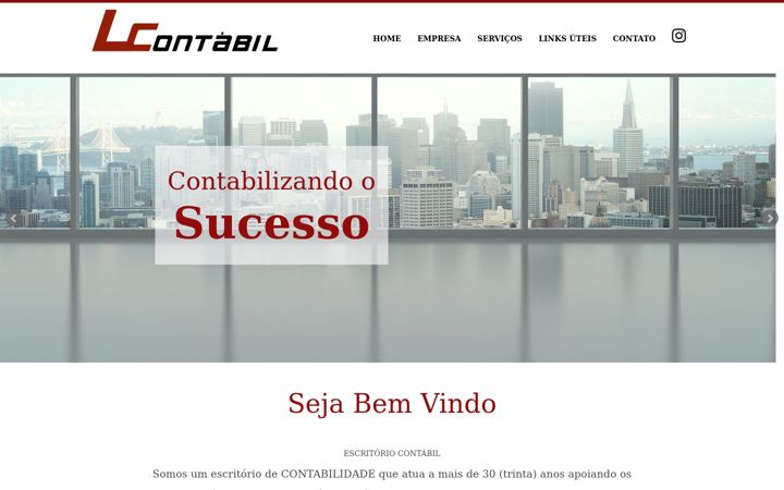 Screenshot of lopescontabil.cnt.br