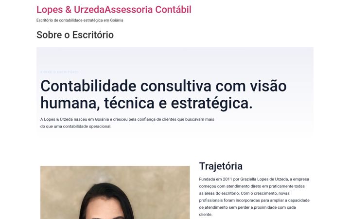 Screenshot of lopeseurzeda.com.br