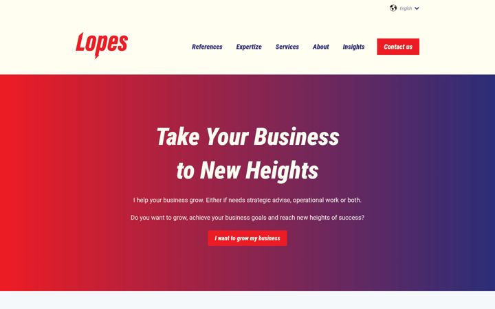 Screenshot of lopesventures.com