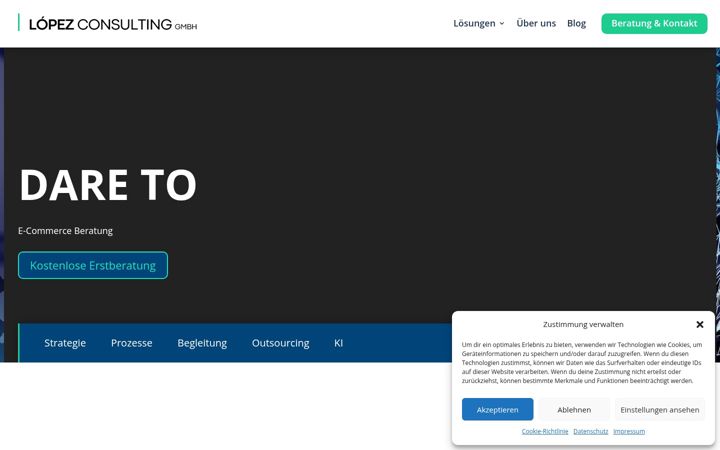 Screenshot of lopez-consulting.de