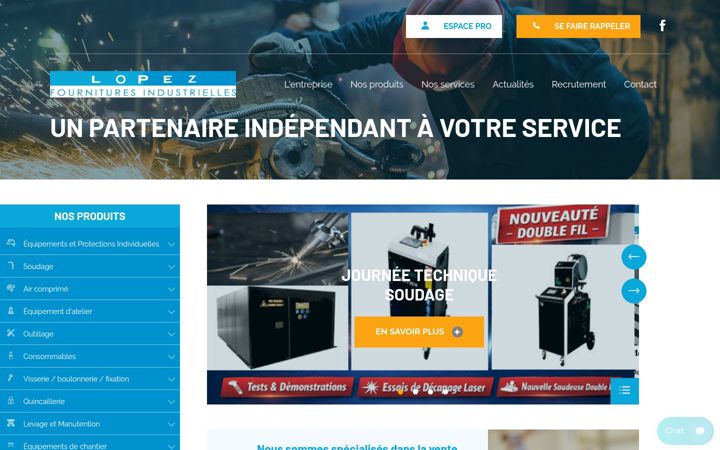 Screenshot of lopez-fi.com