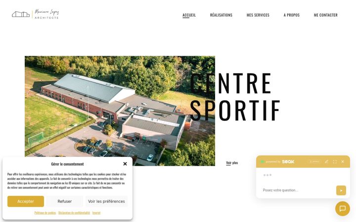 Screenshot of lopezarchitecte.be