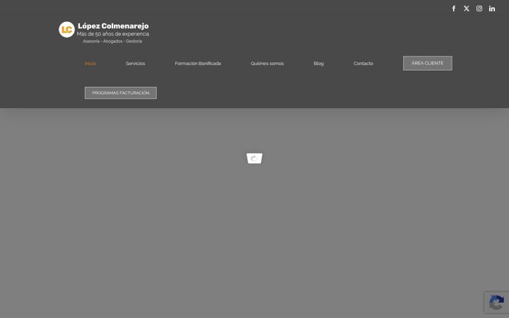 Screenshot of lopezcolmenarejo.com
