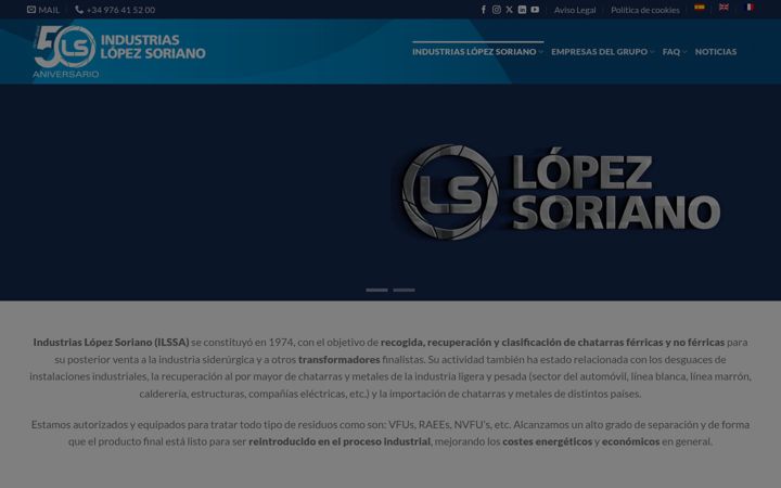 Screenshot of lopezsoriano.com