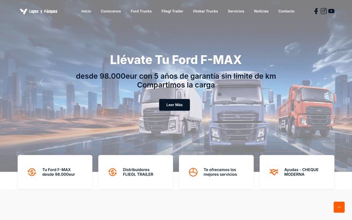 Screenshot of lopezyvazquez.es