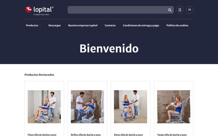 Screenshot of lopital-com.es