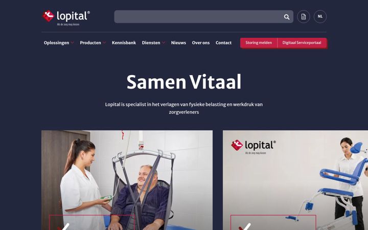 Screenshot of lopital.be