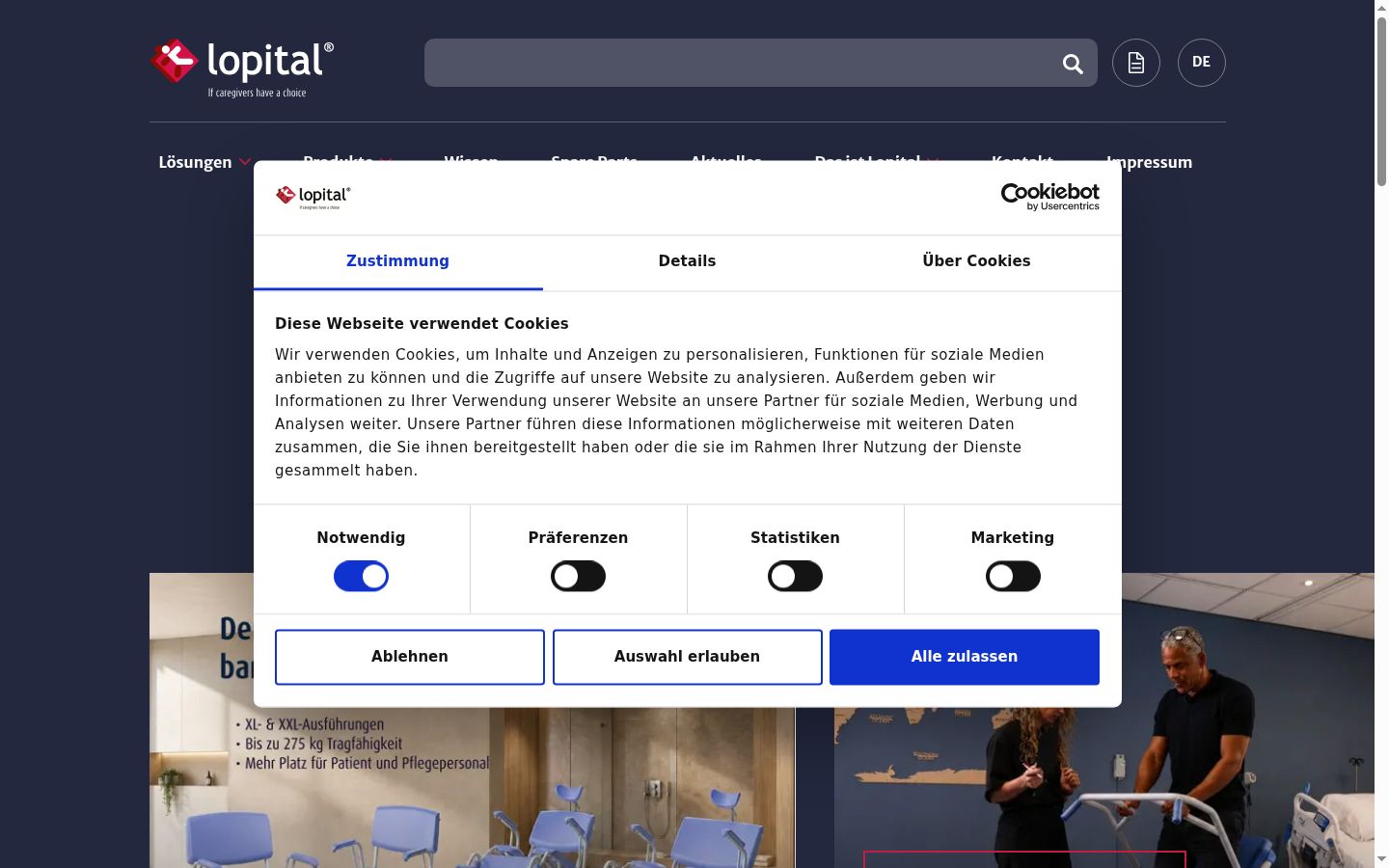 Sutikimo reklamjuostės, rodytos prieš bet kokią sąveiką, ekrano kopija