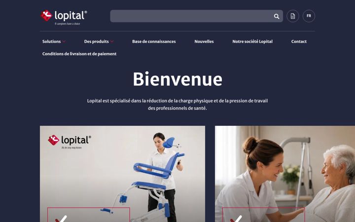 Screenshot of lopital.fr