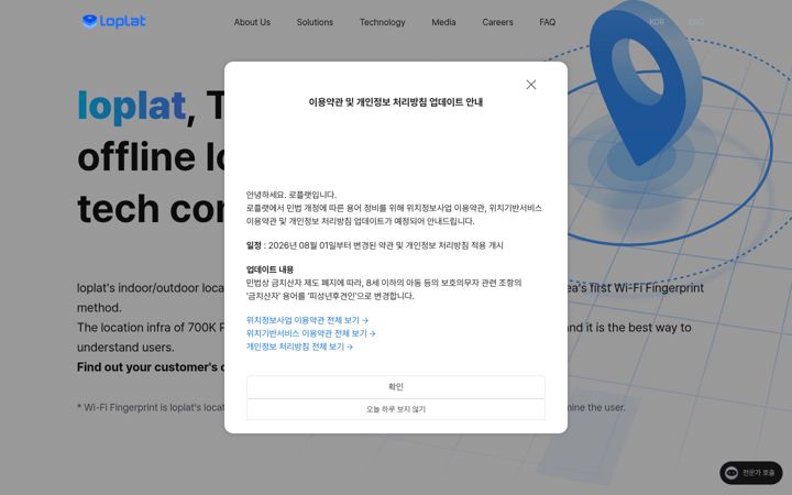 Screenshot di loplat.com
