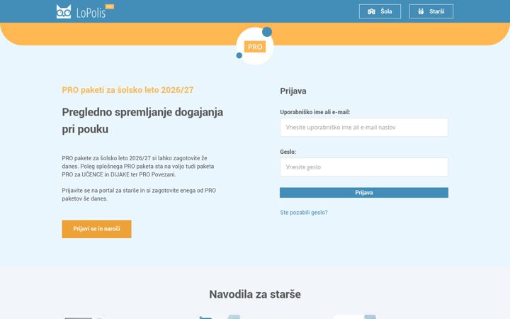 Screenshot of lopolispro.si