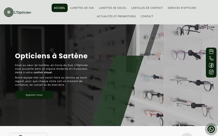 Screenshot of lopticien20100.fr