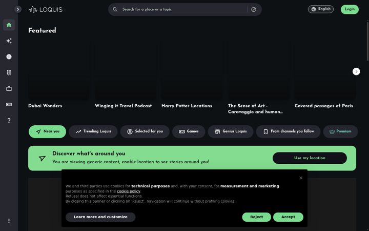 Screenshot of loquis.com
