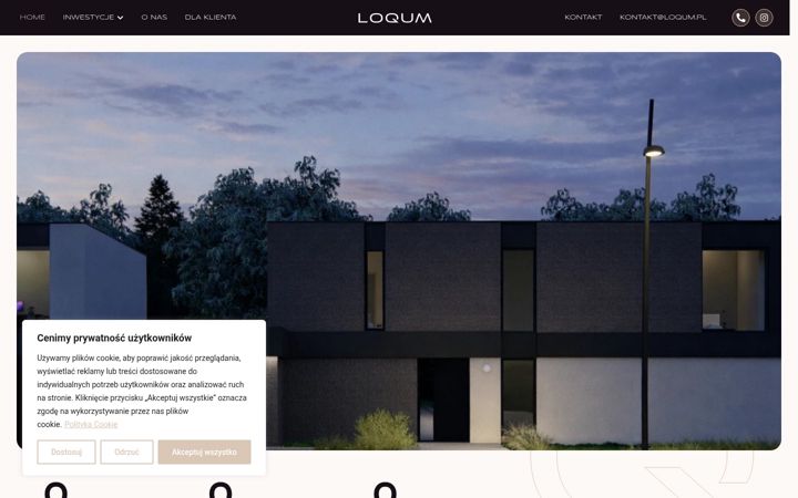 Screenshot of loqum.pl