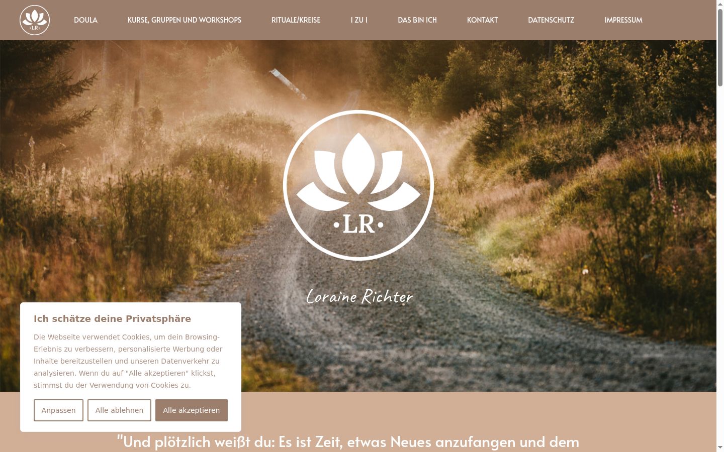 Screenshot tal-banner tal-kunsens muri qabel kwalunkwe interazzjoni