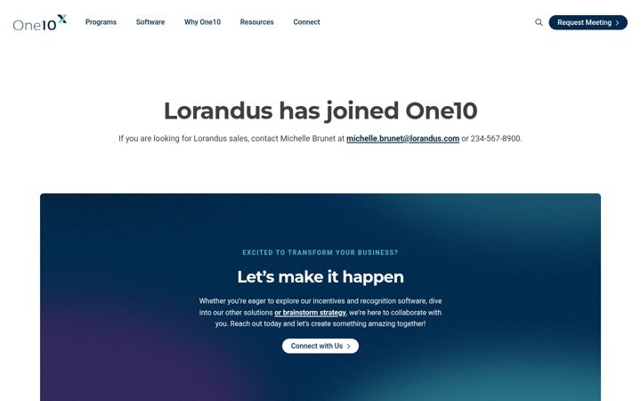 Screenshot of lorandus.com