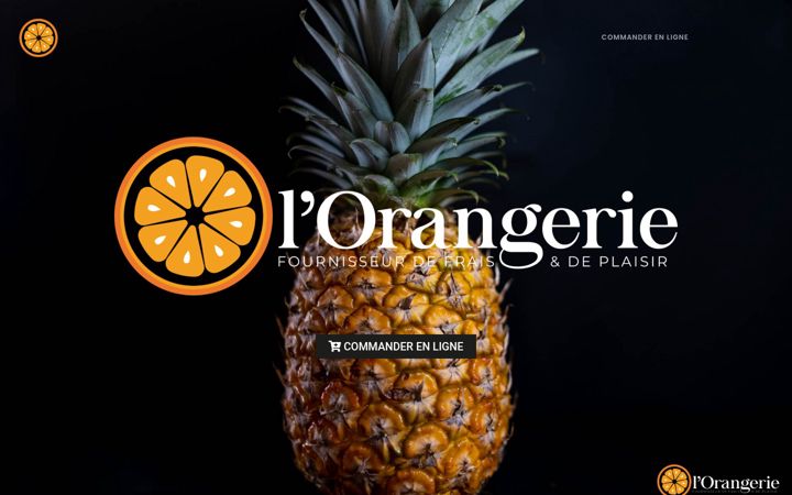Screenshot of lorangerie64.fr