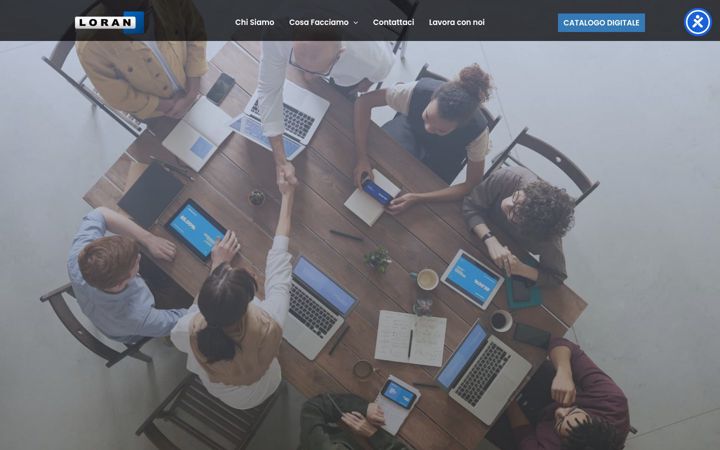 Screenshot of loransrl.eu