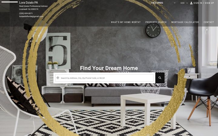 Screenshot of lorasellsflorida.com