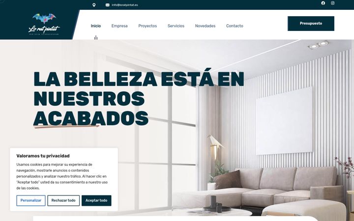 Screenshot of loratpintat.es