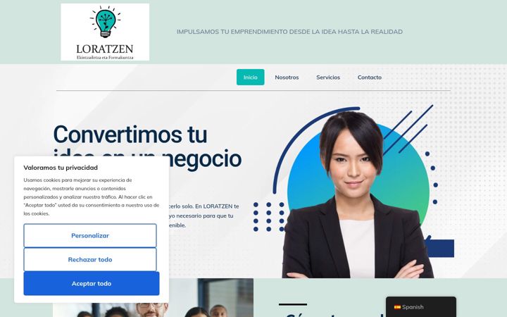 Screenshot of loratzenemprendizaje.es