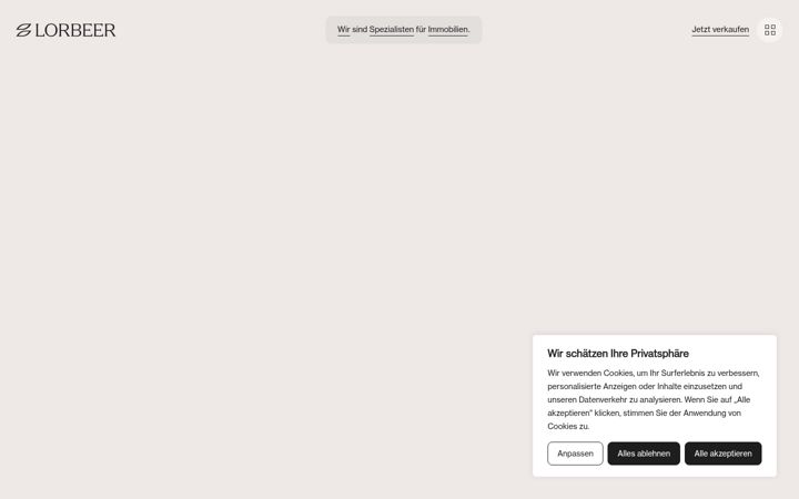 Screenshot of lorbeer-immobilien.de