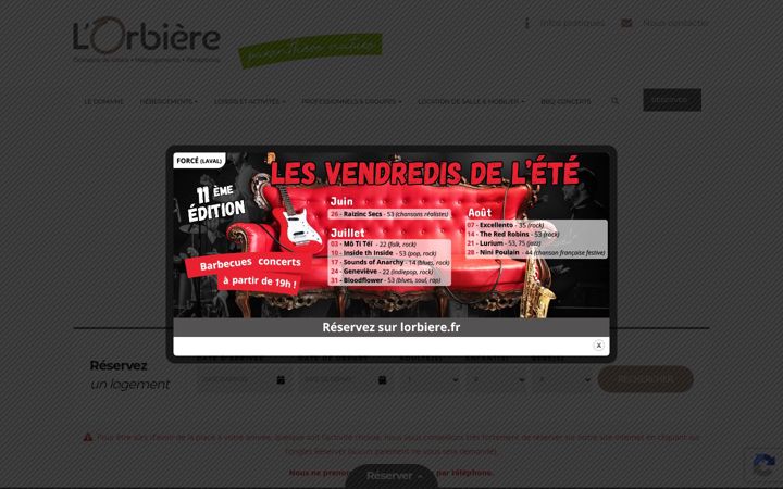 Screenshot of lorbiere.fr