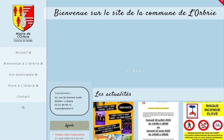 Screenshot of lorbrie.fr
